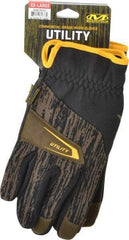 Mechanix Wear - Size 2XL (12) Synthetic Leather/Spandex/Lycra/Material 4X General Protection Work Gloves - For Mechanic's & Lifting, Uncoated, Slip-On Cuff, Full Fingered, Moss, Paired - All Tool & Supply