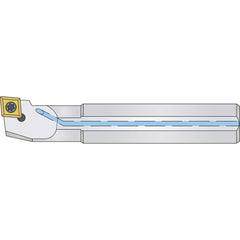 Micro 100 - 0.63" Min Bore, Left Hand A08K SCLCL 2 Indexable Boring Bar - Exact Industrial Supply