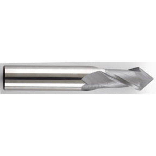 ‎1/16″ Dia. - 1-1/2″ OAL - Carbide - Bright - Marxman Drill - Mill SE EM - 2 FL Series/List #5989 - All Tool & Supply