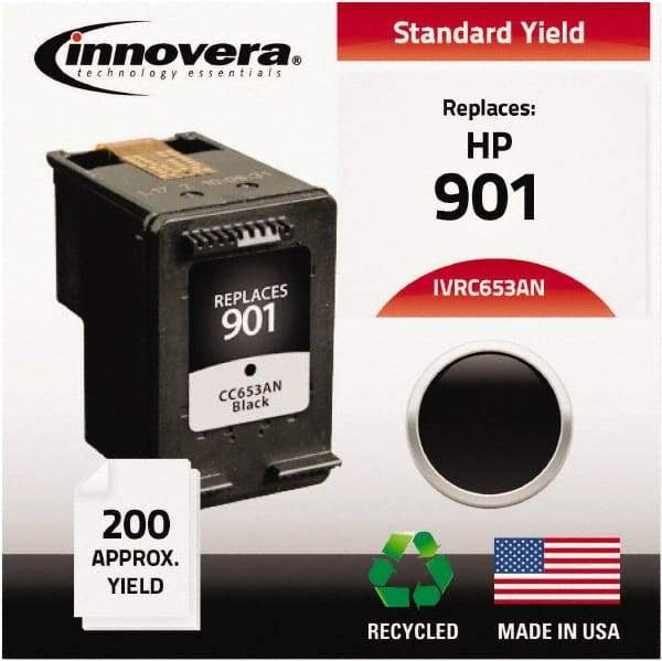 innovera - Black Inkjet Printer Cartridge - Use with HP Officejet J4500, J4600 - All Tool & Supply