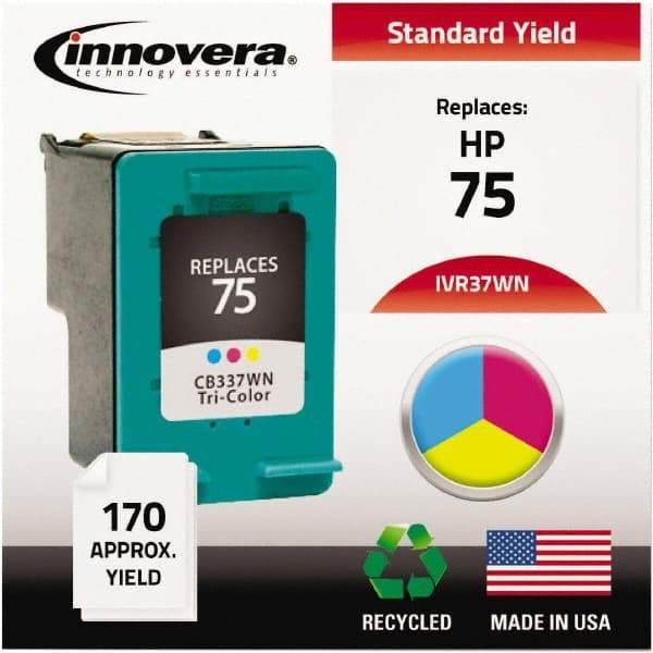 innovera - Inkjet Printer Cartridge - Use with HP Deskjet D4260, D4360, Officejet J5750, J5780, J6480, Photosmart C4240, C4250, C4280, C4350, C4380, C4385, C4480, C4580, C5240, C5250, C5280, C5580, D5345, D5360 - All Tool & Supply