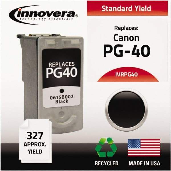 innovera - Black Inkjet Printer Cartridge - Use with Canon FAX-JX200, PIXMA iP1600, iP1700, iP1800, iP2600, MP140, MP150, MP160, MP170, MP180, MP190, MP210, MP450, MP460, MP470, MX300, MX310 - All Tool & Supply