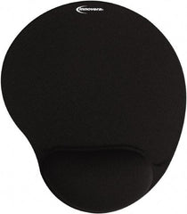 innovera - 8-7/8" x 10-3/8" x 1" Black Mouse Pad - Use with Mouse - All Tool & Supply