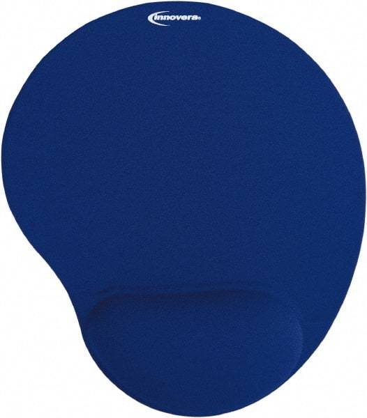 innovera - 8-7/8" x 10-3/8" x 1" Blue Mouse Pad - Use with Mouse - All Tool & Supply