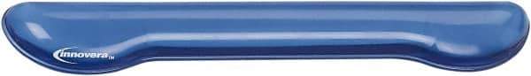 innovera - 2-7/8" x 18-1/4" x 1-1/4" Blue Keyboard Wrist Rest - Use with Keyboard - All Tool & Supply