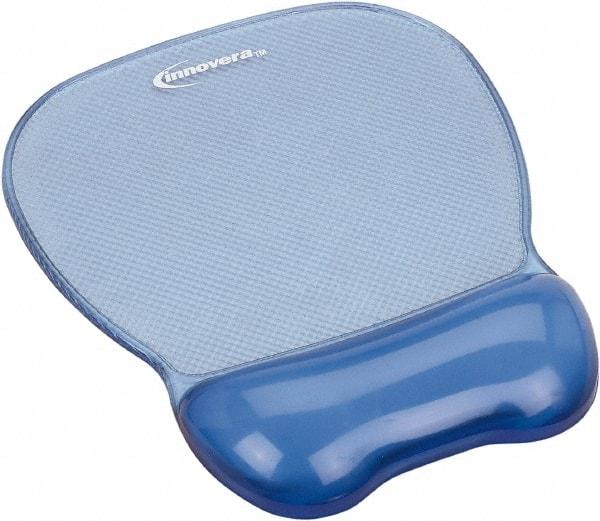 innovera - 9-5/8" x 8-1/4" x 1-1/8" Blue Mouse Pad - Use with Mouse - All Tool & Supply