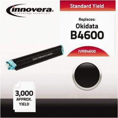 innovera - Black Toner Cartridge - Use with Oki B440, B440N, B4600, B4600N - All Tool & Supply