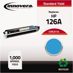 innovera - Cyan Toner Cartridge - Use with HP Color LaserJet CP1020, CP1025NW, LaserJet Pro 100 Color MFP M175A, M175NW, LaserJet Pro 200 Color MFP M275NW - All Tool & Supply