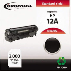 innovera - Black Toner Cartridge - Use with HP LaserJet 1010, 1012, 1015, 1018, 1020, 1022, 3015, 3020, 3030, 3050, 3052, 3055, M1319Fmfp - All Tool & Supply