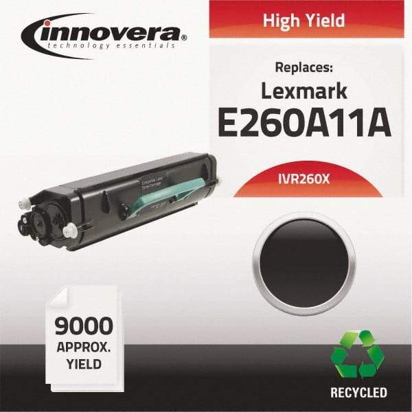 innovera - Black Toner Cartridge - Use with Lexmark E260D, E260DN, E360D, E360DN, E460DN, E460DW, E462DTN - All Tool & Supply