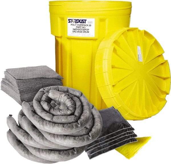 Stardust Spill Products - Spill Clean-Up System Accessory Kit Spill Kit - 30 Gal Mobile Spill Cart - All Tool & Supply