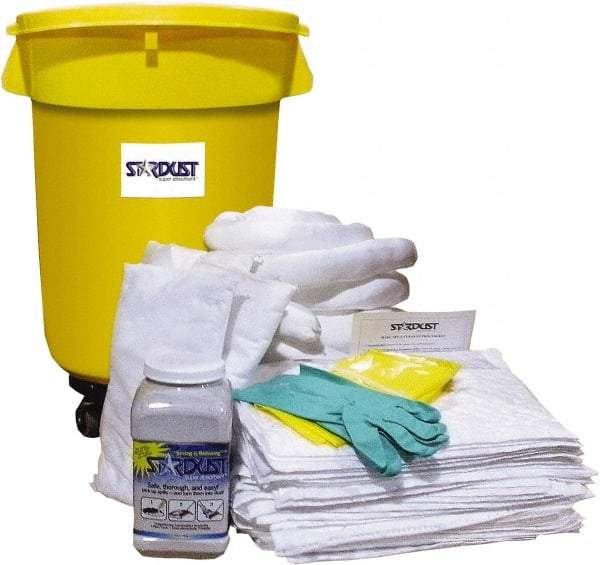 Stardust Spill Products - Spill Clean-Up System Accessory Kit Spill Kit - 32 Gal Mobile Spill Cart - All Tool & Supply