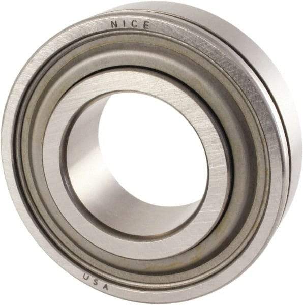 Nice - 5/8" Bore Diam, 1-3/4" OD, Double Seal Precision Ground Radial Ball Bearing - 5/8" Wide, 1 Row, Round Bore, 1,025 Lb Static Capacity, 2,595 Lb Dynamic Capacity - All Tool & Supply