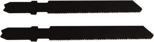 Disston - 2-3/4" Long, 20 Teeth per Inch, Carbon Steel Jig Saw Blade - Toothed Edge, 0.067" Thick, U-Shank, Raker Tooth Set - All Tool & Supply