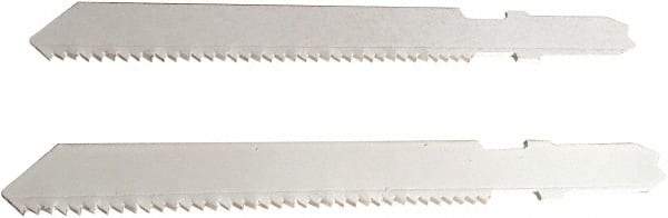 Disston - 3" Long, 18 Teeth per Inch, Bi-Metal Jig Saw Blade - Toothed Edge, 0.06" Thick, U-Shank, Raker Tooth Set - All Tool & Supply