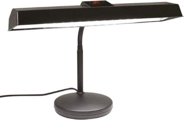 Electrix - 18 Watt, Gooseneck Machine Light - Weighted for Desk, LED Strip, Black - All Tool & Supply