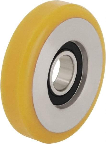 Blickle - 3 Inch Diameter x 63/64 Inch Wide, Polyurethane-Elastomer Blickle Extrathane Caster Wheel - 363 Lb. Capacity, 15/32 Inch Axle Diameter, Ball Bearing - All Tool & Supply