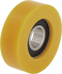 Blickle - 2 Inch Diameter x 19/32 Inch Wide, Polyurethane-Elastomer Blickle Extrathane Caster Wheel - 154 Lb. Capacity, 1 Inch Axle Diameter, Ball Bearing - All Tool & Supply