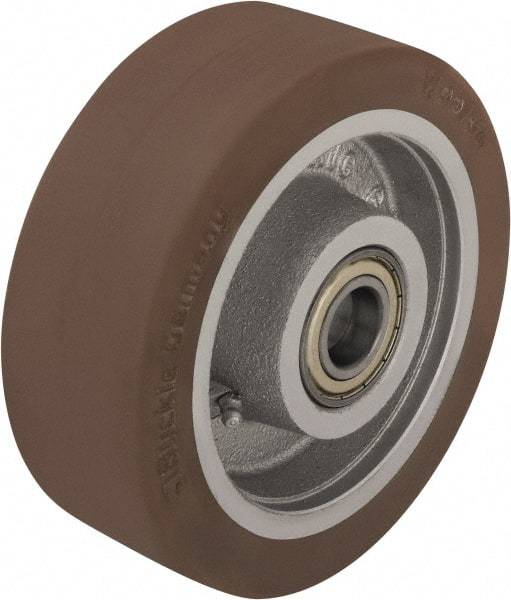 Blickle - 4 Inch Diameter x 1-37/64 Inch Wide, Polyurethane-Elastomer Blickle Besthane Caster Wheel - 880 Lb. Capacity, 17/32 Inch Axle Diameter, Ball Bearing - All Tool & Supply