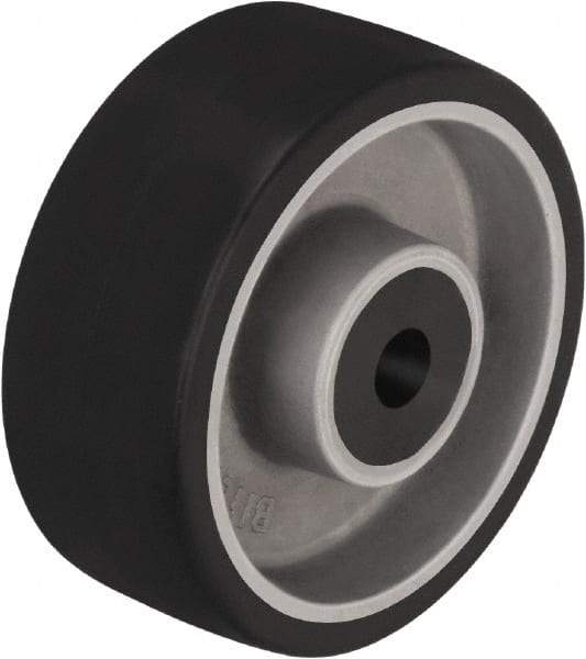 Blickle - 4 Inch Diameter x 1-37/64 Inch Wide, Polyurethane-Elastomer Blickle Softhane Caster Wheel - 220 Lb. Capacity, 1/2 Inch Axle Diameter, Plain Bore Bearing - All Tool & Supply