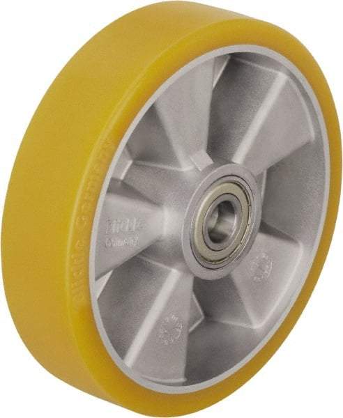 Blickle - 8 Inch Diameter x 1-31/32 Inch Wide, Polyurethane-Elastomer Blickle Extrathane Caster Wheel - 1,760 Lb. Capacity, 1 Inch Axle Diameter, Ball Bearing - All Tool & Supply