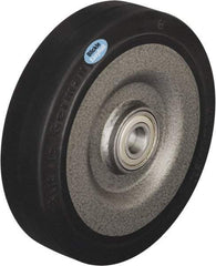 Blickle - 8 Inch Diameter x 1-31/32 Inch Wide, Solid Rubber Caster Wheel - 1,320 Lb. Capacity, 25/32 Inch Axle Diameter, Ball Bearing - All Tool & Supply