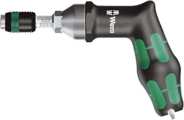 Wera - 1 Piece, 4 to 8.8 N/m, Adjustable Torque Limiting Screwdriver - 0.025" Drive - All Tool & Supply