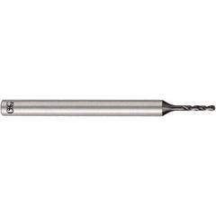 OSG - 3.36mm, 140° Point, Solid Carbide Micro Drill Bit - All Tool & Supply