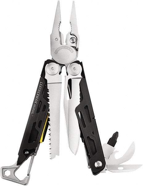 Leatherman - 19 Piece, Multi-Tool Set - Stainless Steel, 4-1/2" OAL, 4-1/2" Closed Length - All Tool & Supply