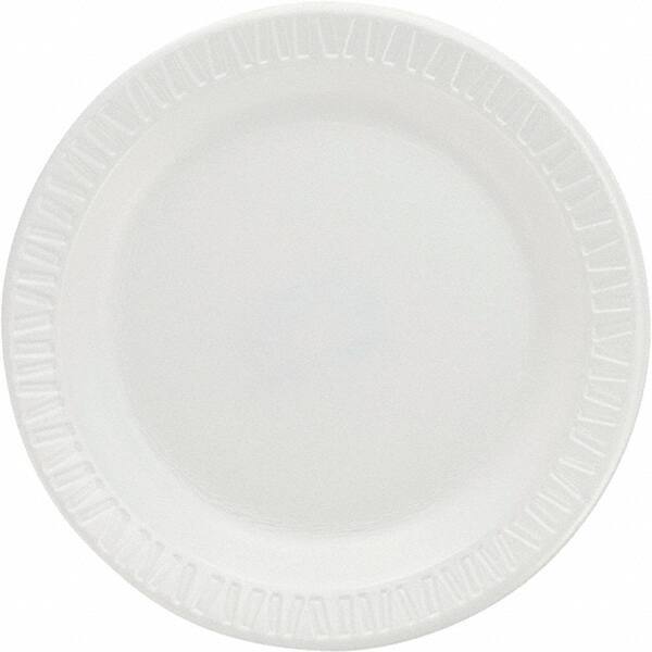 DART - Foam Dinnerware Plates, 6" - White - All Tool & Supply