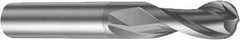 Sandvik Coromant - 3/8" Diam, 19.05mm LOC, Solid Carbide Ball End Mill - Single End, 2-1/2" OAL, 3/8" Shank Diam, Ball Flute - All Tool & Supply