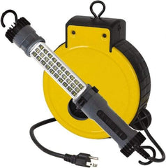 Value Collection - 120 Volt, 5 Watt, Electric, LED Portable Drop Light Work Light - 30' Cord, 1 Head, 300 Lumens, ABS - All Tool & Supply