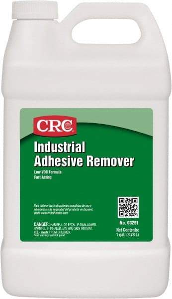 CRC - 1 Gal Bottle Adhesive Remover - VOC Content g/L 0, Removes Adhesives - All Tool & Supply