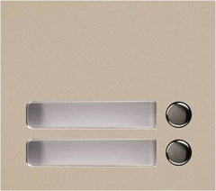 Aiphone - Public Address & Intercom Accessories Type: Two Call Button Panel For Use With: GF and GT Series - All Tool & Supply