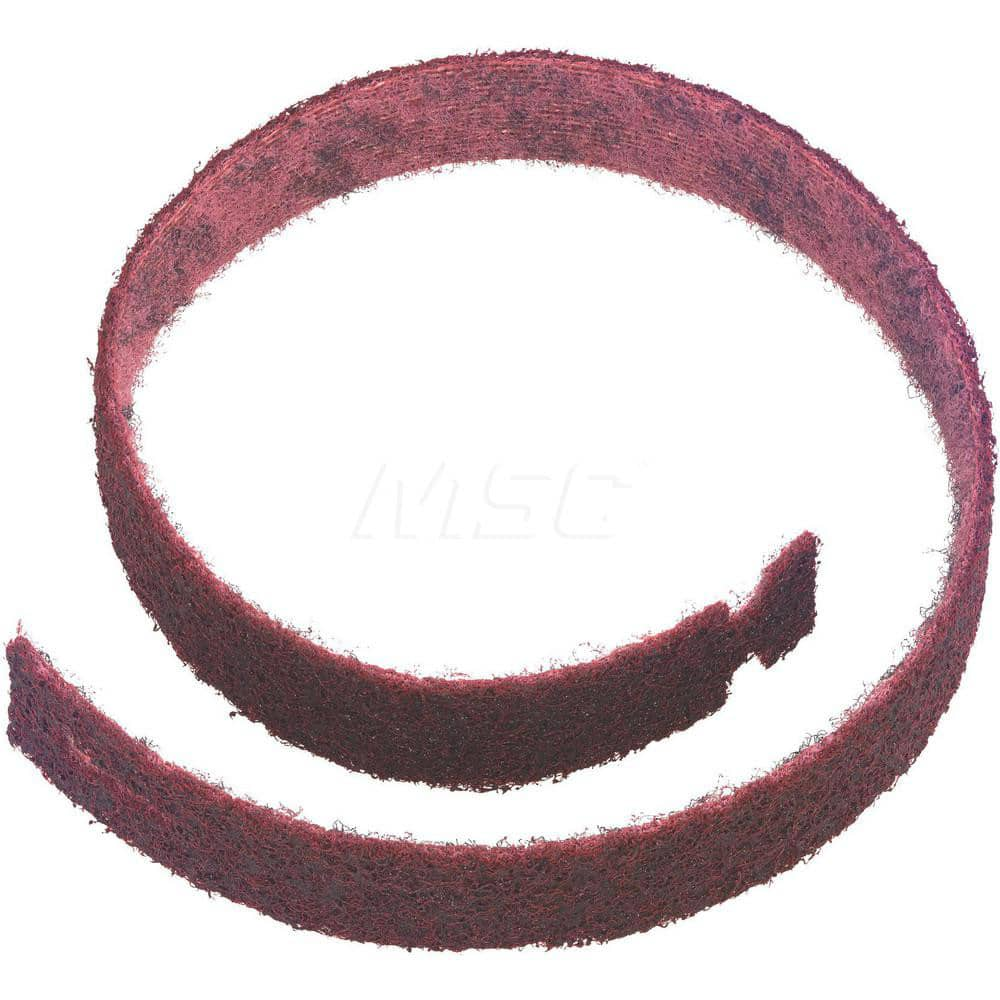 Abrasive Belt: 1-3/16″ Width, 26″ OAL, Aluminum Oxide Non-Woven, Dry