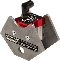 Mag-Mate - 1-15/16" Wide x 4" Deep x 3-3/4" High Rare Earth Magnetic Welding & Fabrication Square - 150 Lb Average Pull Force - All Tool & Supply