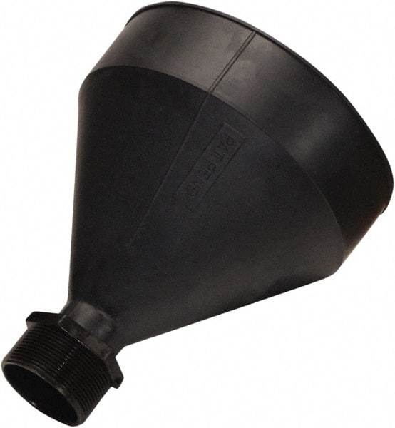 Funnel King - 9-3/16" High x 7-1/2" Diam, Polyethylene, Drum Funnel - 55 Gal Drum/Pail Capacity - All Tool & Supply