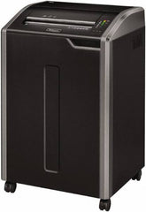 FELLOWES - 5/32 x 1-3/8" Strip, 30 Sheet Cross Cut Automatic Shredder - 20" Long x 25" Wide x 37-1/4" High, Level 4 Security, 35 Gal Wastebasket - All Tool & Supply