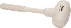 Beta - 35 oz Head 2-23/64" Face Diam Rubber Dead Blow Hammer - 11-13/16" OAL, Rubber Handle - All Tool & Supply