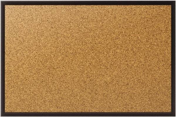 Quartet - 24" Wide x 18" High Open Cork Bulletin Board - Natural (Color) - All Tool & Supply