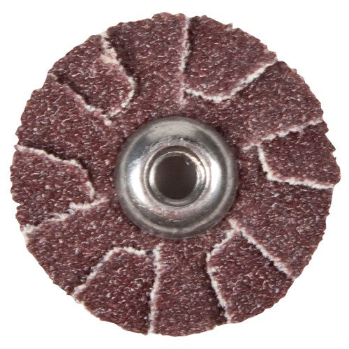 4″ Aluminum Oxide Overlap Slotted Disc 2-Ply 60 Grit 1/4″–20 Eyelet - All Tool & Supply