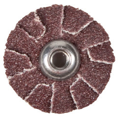 4″ Aluminum Oxide Overlap Slotted Disc 2-Ply 60 Grit 1/4″–20 Eyelet - All Tool & Supply