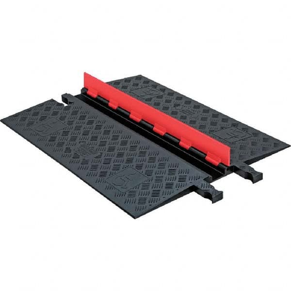 Checkers - On Floor Cable Covers Cover Material: Polyurethane Number of Channels: 1 - All Tool & Supply