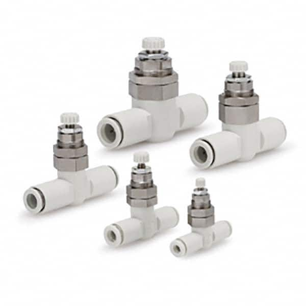 SMC PNEUMATICS - Speed & Flow Control Valves Valve Type: Flow Control Offset Inline Tube Outside Diameter (Inch): 3/8 - All Tool & Supply