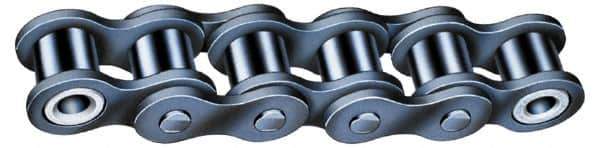 Morse - 3/4" Pitch, ANSI 60, Low Maintenance Roller Chain - Chain No. 60, 10 Ft. Long, 15/32" Roller Diam, 1/2" Roller Width - All Tool & Supply