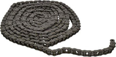 Morse - 3/8" Pitch, ANSI 35, Single Strand Roller Chain - Chain No. 35, 10 Ft. Long, 1/5" Roller Diam, 3/16" Roller Width - All Tool & Supply