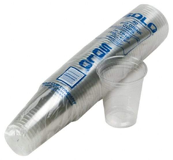 Solo - Solo Plastic Cold Cups, 16 oz Clear - Plastic Cold Cups, 16 Ounce Clear - All Tool & Supply