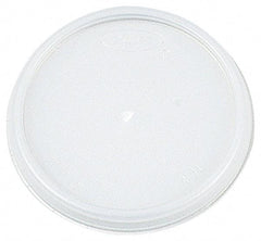 DART - Dart Lids for 8 oz Hot/Cold Foam Cups, Vented - White - All Tool & Supply