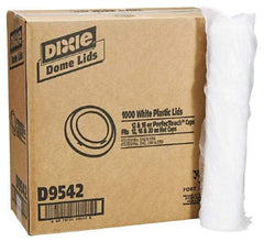 Dixie - Dixie Dome Drink-Thru Lids for 10-16 oz Hot Cups - White - All Tool & Supply