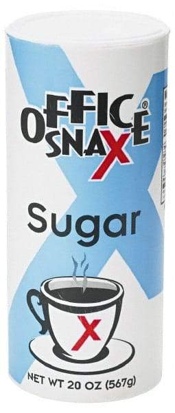 Office Snax - Granulated Fine Sugar - 20 oz, For Use with Beverages - All Tool & Supply